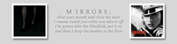 drunkkonyourlove:  Perfectionist & Trouble singles // inspired