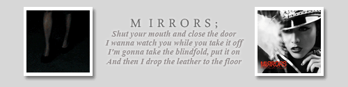 drunkkonyourlove:  Perfectionist & Trouble singles // inspired by x 