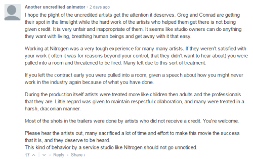 primalheart: wannabeanimator: All of these comments were left on Cartoon Brew’s recent intervi