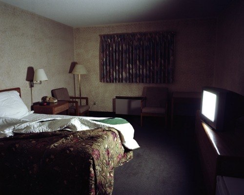 motel-register:Free HBO, Color TV, white noise, and the comfort of lonelinessThe motel room is unthi