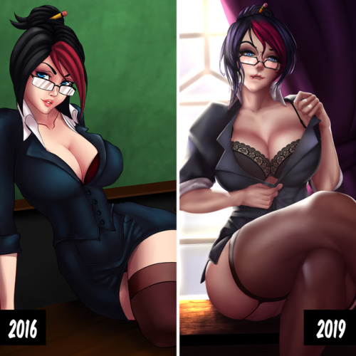 As is tradition, this January we started with a rework of one of my old drawings, what do you think?