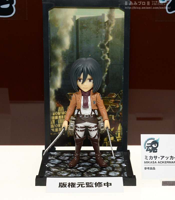 Tamashii Buddies releases a preview of their Mikasa figure, to be released in summer