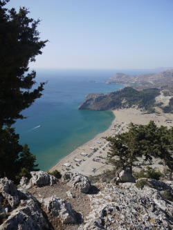 breathtakingdestinations:  Tsambika Beach - Rhodes - Greece (by Jaroslaw Kulik)