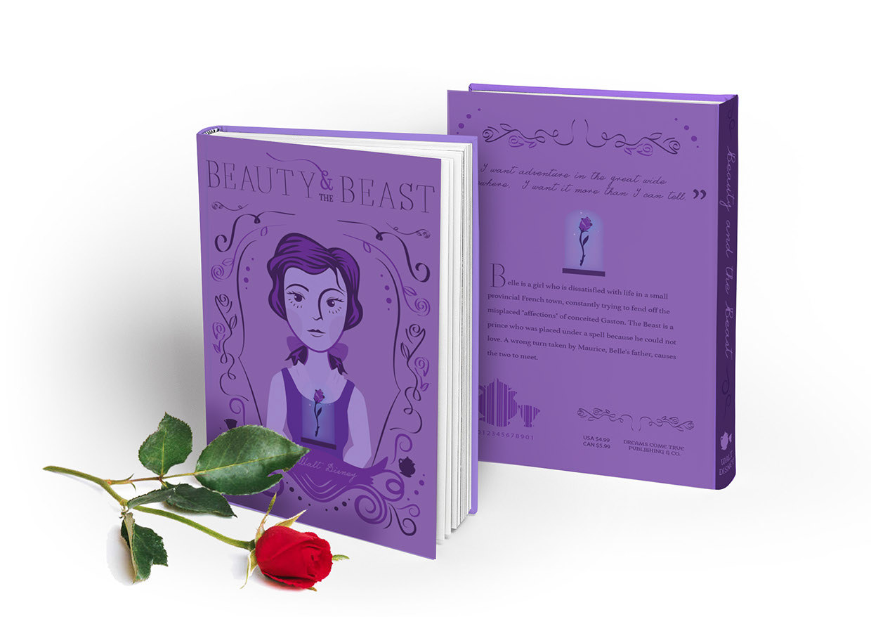 fairytalemood:  &ldquo;The Princess Series&rdquo; - Disney book cover concepts