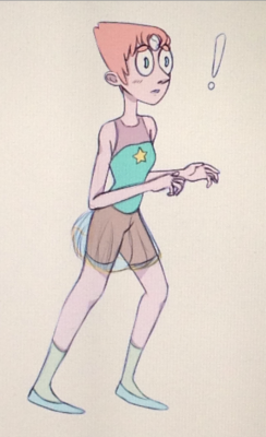 drisnow:  I forgot about this, but I sketched up this Pearl earlier. Bit of an awkward pose.