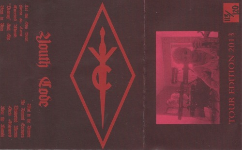 thronesturnedtorust: Youth Code - s/t cassette2013 Tour Edition #113/120