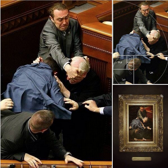 saltycornchip:best-of-memes:Someone took a candid photo of a fight in Ukranian Parliament