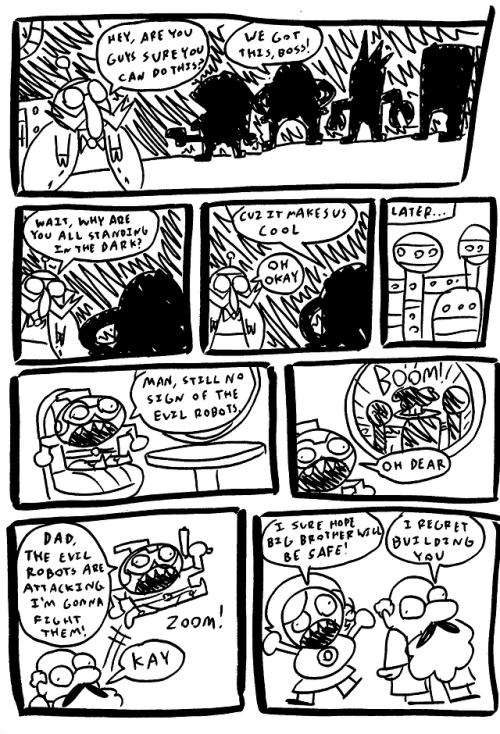 Porn photo Here’s a dumb comic I made for school.