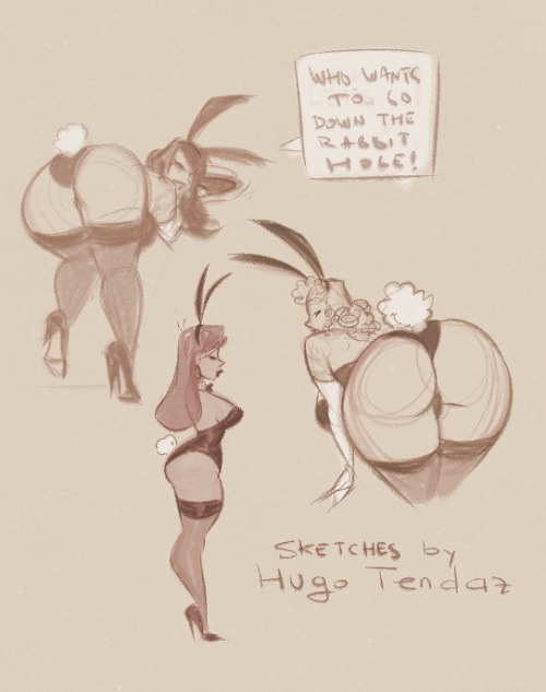 Bunny Girls - Catoon PinUp SketchesIt&rsquo;s not their Holiday, but it&rsquo;s