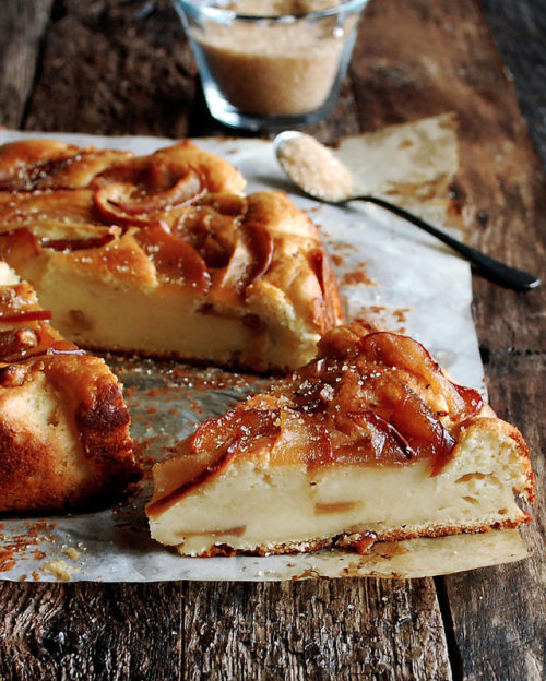 sweetoothgirl: Maple Apple Ricotta Cake