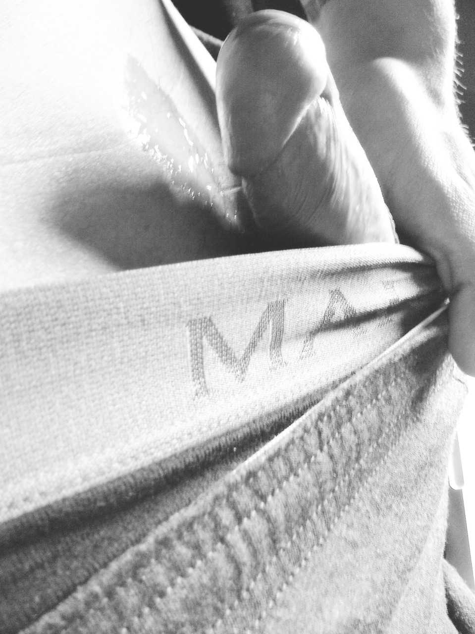 sluttydrunk:  Getting precum all over my belly