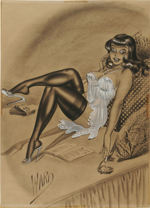 pin-up-beauties: pinuptown: Bill Ward .  Bill Ward