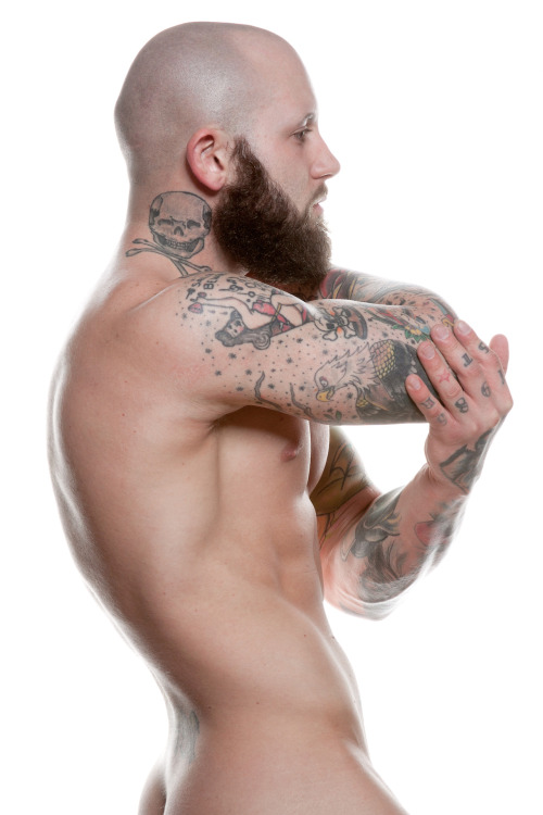 educatedmanhood:  blackirishlover:  Thomas (Thom) Waltman is model, MMA fighter and musician. You can google TheTattooedMisfit to find out more about this talented guy with the rockin’ bod. The photographer for these images is Sean Gomes!  YES! THAT’S