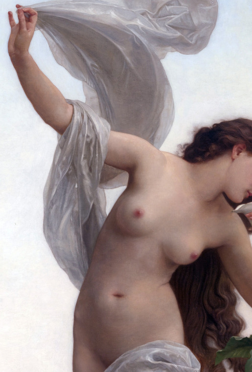 c0ssette: William-Adolphe Bouguereau,L’Aurore (detail) 1881.