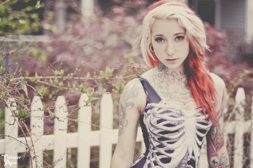 marytsunami:  mary tsunami in blackmilk  tiffany ann photography 