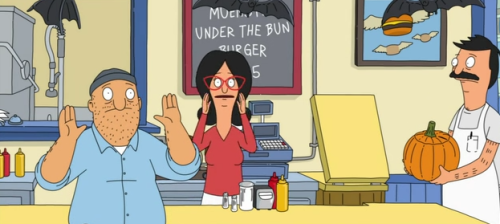 Muenster Under The Bun Burger - $5.95from Bob’s Burgers Season 7 Episode 3 “Teen-A-Witch”