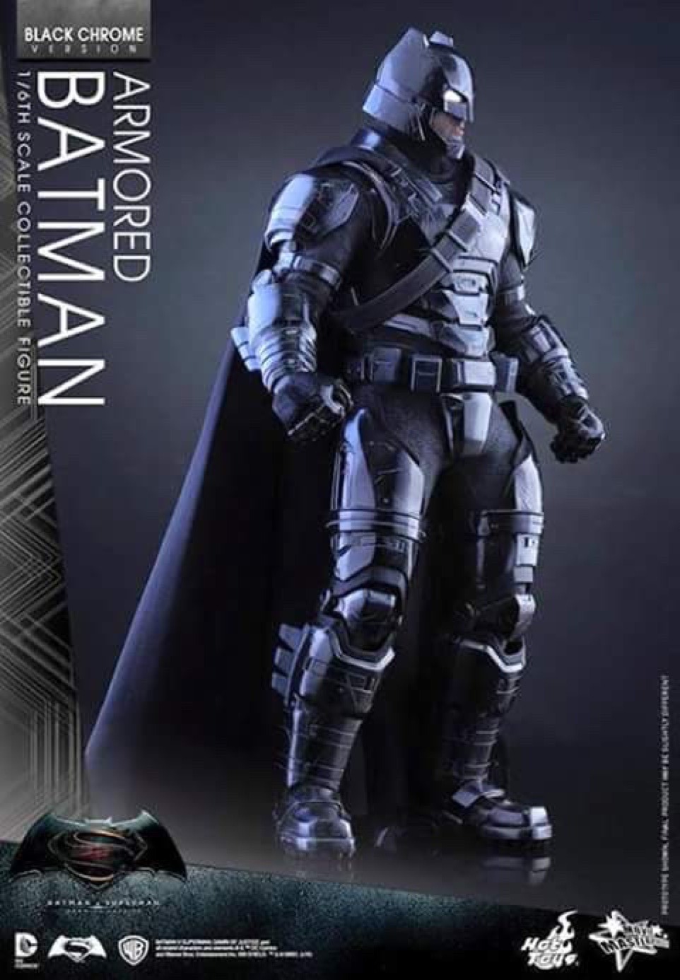 longlivethebat-universe:  Hot Toys Black Chrome Edition Armored Batman 