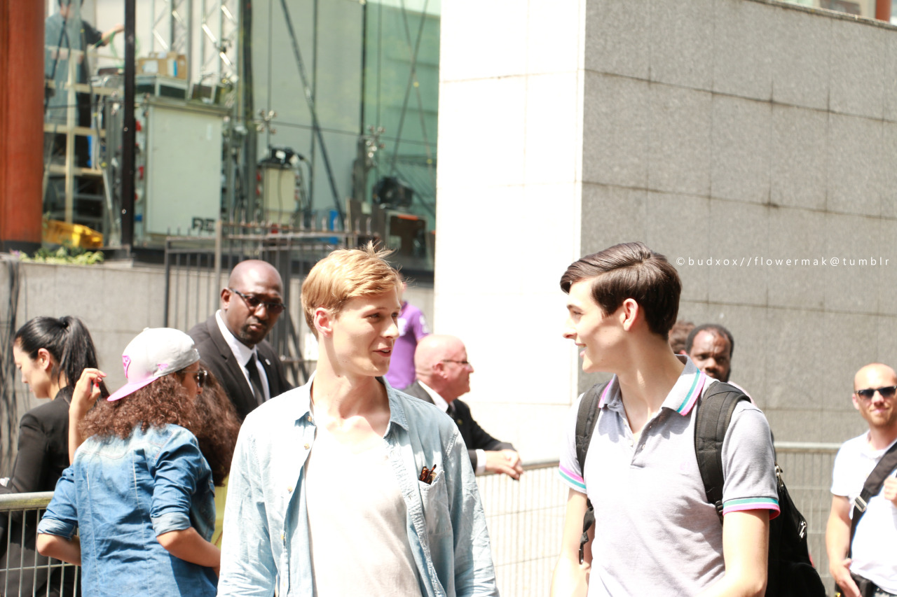 flowermak:  Sven de Vries and Rhys Pickering after Louis Vuttion SS15 in Paris CR: