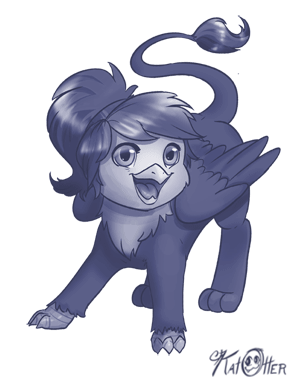 rainbowfeatherreplies: katottersart: Blink and still from @rainbowfeatherreplies’