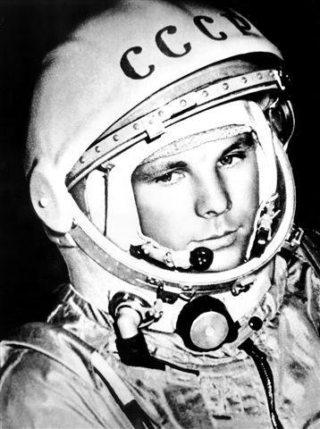 Yuri Gagarin becomes first man in space, April 12 1961