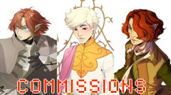 balamist:  Clean-lined fullcolored commission are open! All info here. Reblogs are appreciated ☆⌒(ゝ。∂)     My bud needs some love too! One of my favorite artists ever &lt;3