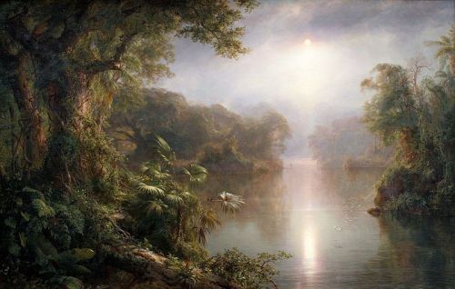 Frederic Edwin Church, The rivers of light, 1877, oil on canvas, 1,38 m x 2,14 m, Washington, Nation