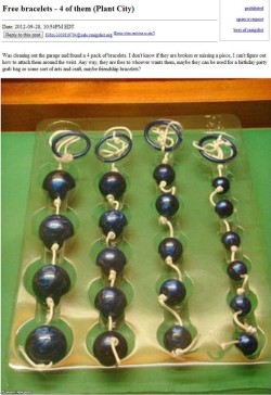 funny-share:  Free Bracelets On Craigslist - 