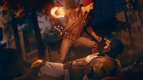 Delsin Rowe submits a DUP officer Here my whole Infamous collection