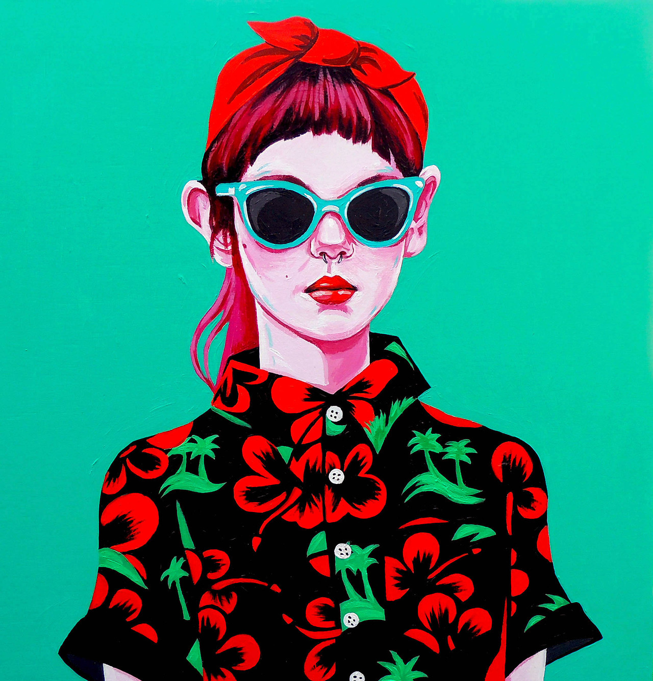 showslow:  Colorful Paintings by Jaya Nicely | Tumblr 