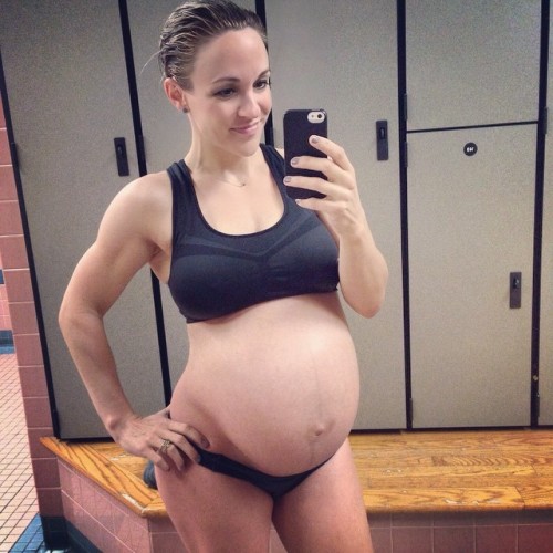 pregnantmaxim:  Bodybuilder Building Another Body!