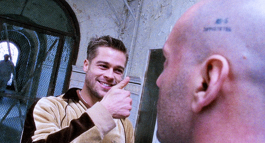 aarontaylorjohnson:Brad Pitt in TWELVE MONKEYS (1995) dir. Terry Gilliam