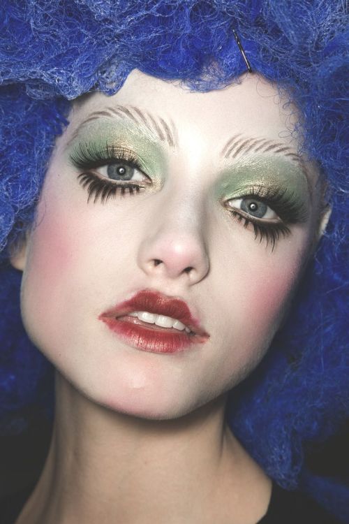 showstudio:  Galliano makeup - Ruth Hogben reference image 