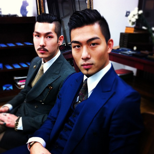 brain-food:   하민 &amp; 케빈 왕 …I ▼ HVRMINN AND KEVIN WANG  I think