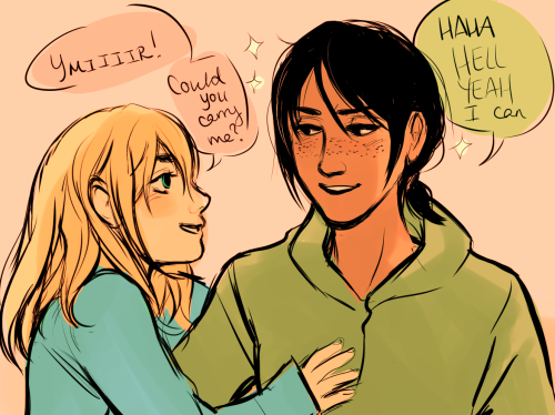 bevsi: me and dan talk about how ymir is a loser A LOT