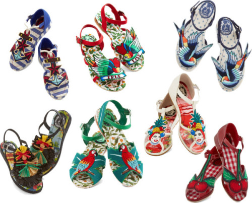 Miss L Fire by alison-freer featuring embellished sandals ❤ liked on PolyvoreMiss L Fire peep toe sh