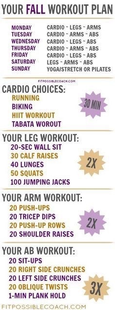 “Your *Any Season* Workout Plan” (I’m so doing this one ) xx