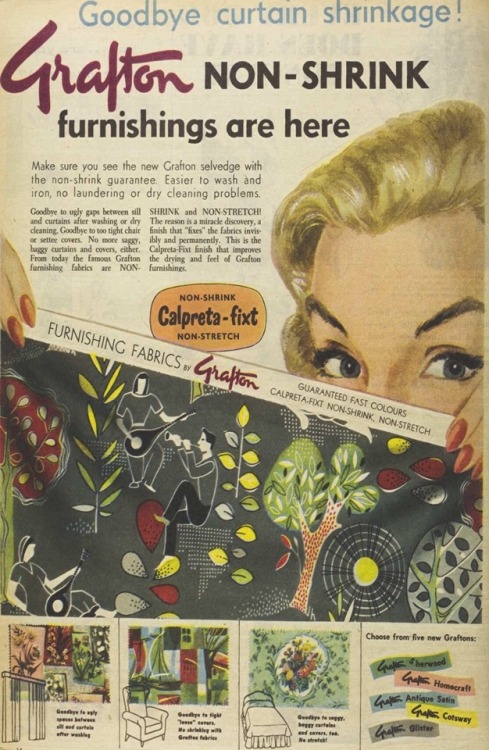 ❤️this fabric from 1958