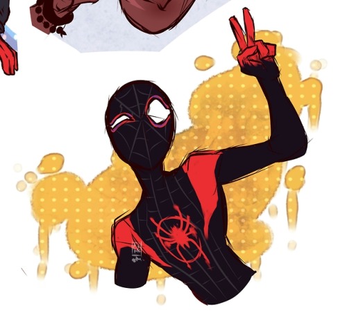 halumichan:MILES MORALES.This sunflower boy was just the best! I enjoyed him so much and I loved dra