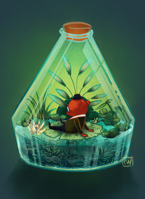 lemonjuiceday:  Night in the wood - TerrariumsMaeBeaGreggAngus