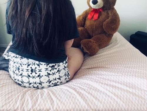 superadorablenes: Lazy baby trying to stay in bed as long as possible in the mornings ‍♀️