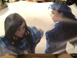 ana-motherfuckin-amari: Look at this beautiful canvas I got at anime expo 