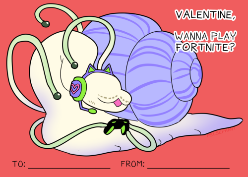 melsephant:Valentines featuring some of the monsters from the Monster of the Week campaign I’v