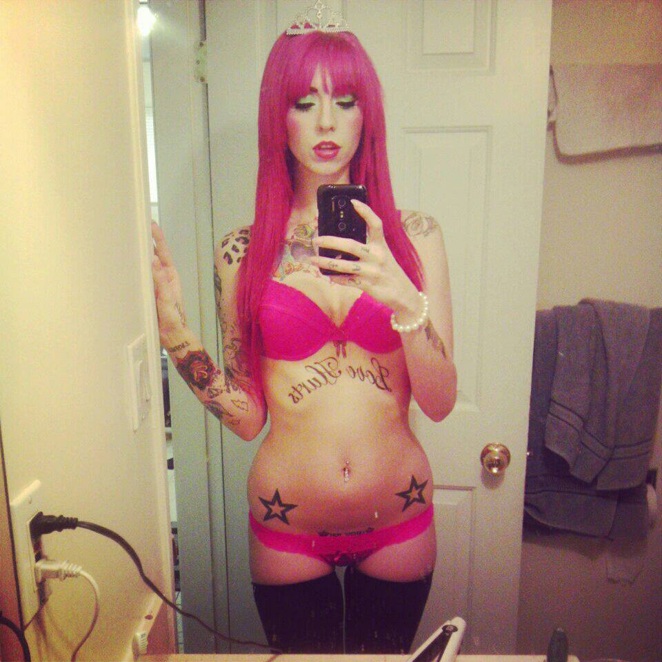 Tiny pink bunny