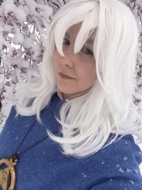 Took Some Ryou Selfies In The Snow Today! My Wig Is Soaked But I Love How They Turned Out. Wig By Rockstar