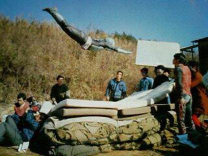 karatebugmen:  Some backstage photos from the original Kamen Rider Series you could