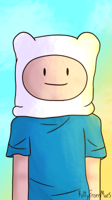 Kitty-From-Mars: Here’s A Quick Finn I Did.