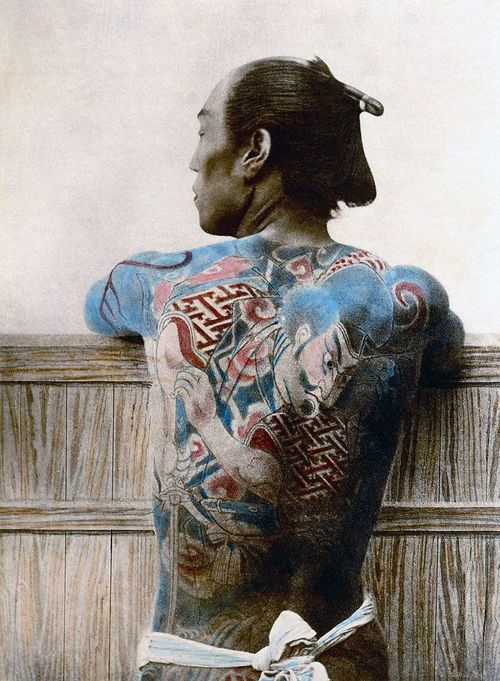 Samurai from c. late 1800s - colourised photograph. “You can always die. It&rsquo;s living