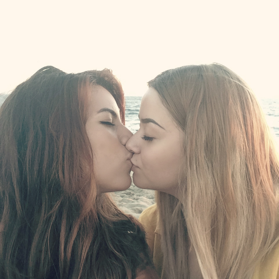 lovegaygirls:  My stunning girlfriend and I at Seal Beach 🌴 Spikedhorchata.tumblr.com(submitted)