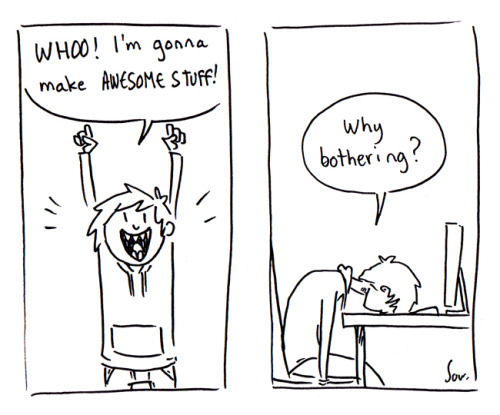 introvertfreelance:  Post huge event mixed feelings. 