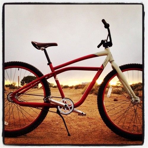 mikesride: My newest ride. Felt 29er 2 speed cruiser. White Rim Trail. #canyonlands #mtb #mountainbi